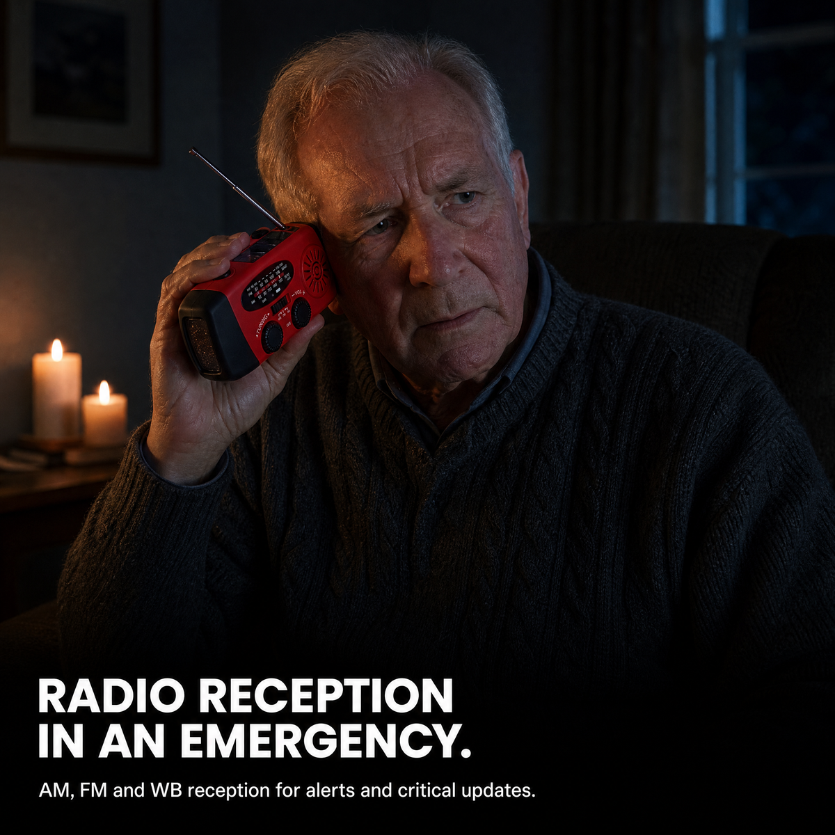 Tarnwild Cairn™ – Solar Hand-Crank Radio – Comfort living women